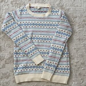 Patterned Knit Sweater